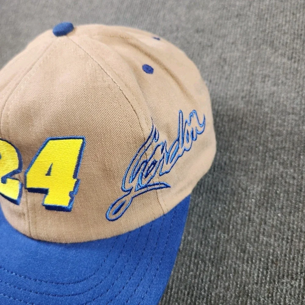 Vintage Nascar Snapback Hat Jeff Gordon Cap Racing USA Winston Cup‎ Series